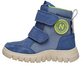 Naturino Stiefel aus Veloursleder und technischem Gewebe, blau 37