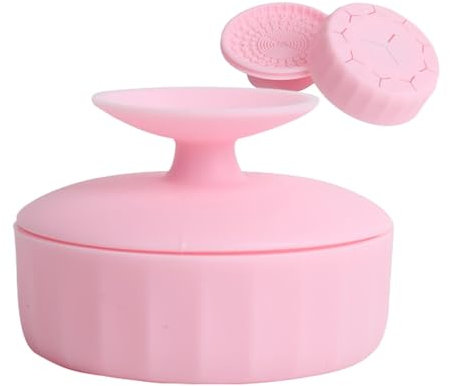 Cosmetic Brush Cleaner Mat, Cosmetic Brush Cleaning Bowl | Cosmetic Brush Cleaning Bowl Wet and Dry Brush Cleaner Pad | Portable Cleaning Tool, Makeup Brush Holder for Women, Girls