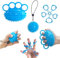 Abiemuce Fingertrainer, Handtrainer, 3 Stück Arthritis Hand Ball, Igelball Weich Gummi Knetball, Fingerstretcher, für Hände Therapie, Arthrose Training, Griffstärkung, Lindert Stress,Angstlinderung