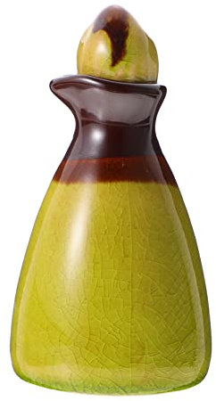 Ciieeo Oil Pourer Spout Beauty Salon Essential Oil Bottle Oil Sauce Reed Diffuser Bottles Essential Oils Fall Scents Diffuser Jars Essential Oil Bottle for Women Ceramic Pot Green Glaze