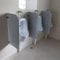 Solide PVC-Platte Herren Urinal Trennwand Bildschirm Panel für Schulen und Restaurants Wandmontage WC Trennwand