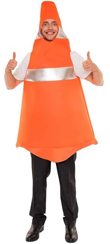 Deiters Kostüm Verkehrshütchen orange one size