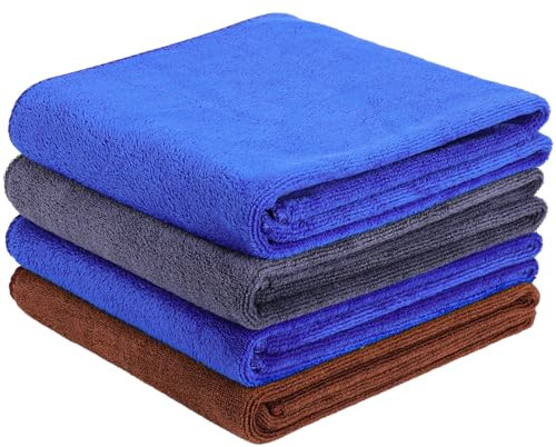 Newofview Fitness Handtuch, 4 Stück 35 X 75cm Sporthandtuch Mikrofaser Handtücher Set Schnelltrocknendes Handtücher für Fitness Reisen Gym Yoga Pilates Camping