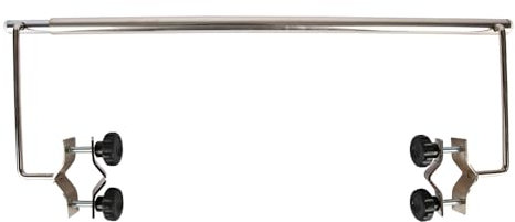FRANZ MENSCH 1 Stück Halterung für Liegenrollen | Edelstahl, grau, L: 850mm, B: 430mm, H: 510mm, Halterung für Liegenrollen, Patientenliege