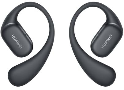 HUAWEI FreeArc Open-Ear Earbuds, Bluetooth Ohrhörer mit Sterling Sound, Sicherer Sitz und Komfort, IP57 Wasserdichtigkeit, 28 Stunden Spielzeit, Sport Ohrhörer iOS, Android, Windows, Schwarz