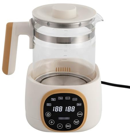 Preparatore per bottiglie con regolazione della temperatura, termostato da 1,3 l, 600 W, lunghezza del cavo di alimentazione: 0,7 m