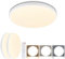 cupgow LED Deckenlampe Dimmbar Deckenleuchte - Flurlampe 2er Weiß Ø27cm 30WFlach Rund mit Fernbedienung Küchenlampe 3000K-6500K Schlafzimmerlampe für Küche Kinderzimmer Wohnzimmer Büro