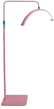 XCNSHIDY Halbmond lampe 23-Zoll-LED-Mondlicht-Wimpernlampe(Pink) | Halbmond-LED-Halbmondlicht, Bodenleuchte for Schönheit und Maniküre, Hautpflege, Wimpern, Augenbrauen, Fotografie