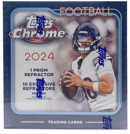 Topps Chrome 2024 Mega Box Football & Card Up Sleeve