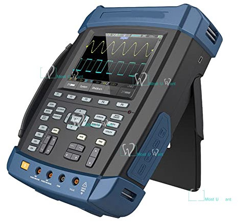 Handheld Oscilloscope Multimeter 2Channel 150MHz 1GS/S 2M Memory Depth 6000 Counts DMM Recorder IP-51 5.6 LCD