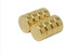 Gold Plattierter Magnet Für Therapie und Schmerzlinderung - Grübchen Auf Nordwand - 4mm Durchmesser x 1,5mm Dick - 0,36kg Zug - Pack von 400