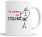 Faithful Prints Mens I'd Rather Be Cycling Mug Novelty Hobby Dad Brother Uncle Grandad Friend Funny Humour Gift Cup Birthday Christmas, Ceramic Mugs