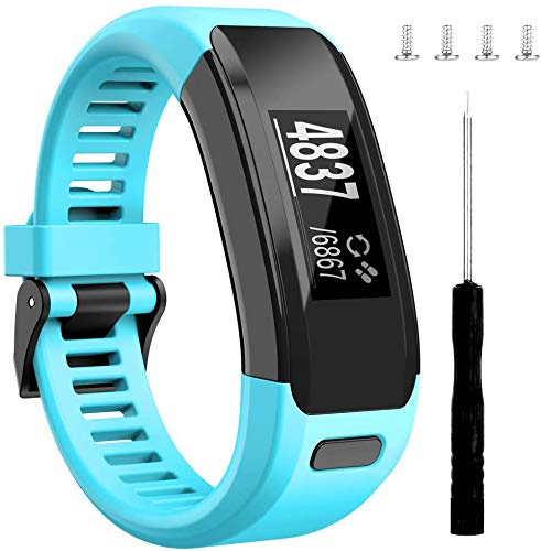 Tyogeephy Armband kompatibel mit Vivosmart HR, mit Metallschnalle Fitness Armband riemen