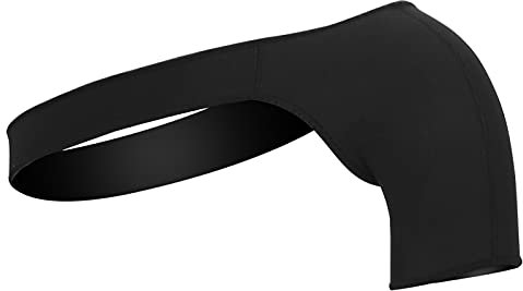 Sangle de protection d'épaule Attelle d'épaule Bande de soutien de compression d'épaule pour le soulagement de la douleur à l'épaule(L 46-49cm)
