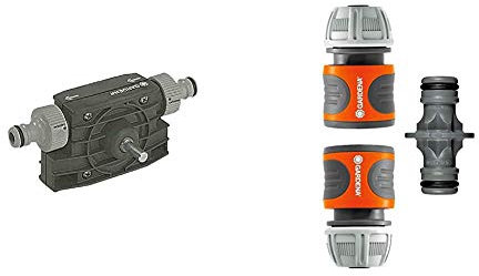 Pompe pour Perceuse Électrique de Gardena : Pompe Péristaltique Stable pour le Pompage de l'Eau & Nécessaires d'Arrosage de Gardena : Raccords pour Extension de Tuyau 13 mm (1/2) et 15 mm (5/8)