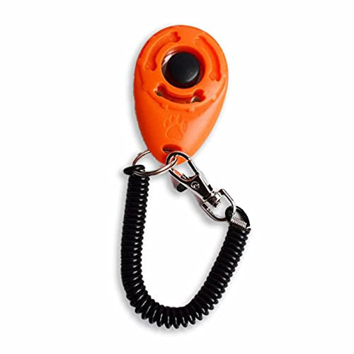 MONKIMAU Klicker Training Hund in orange