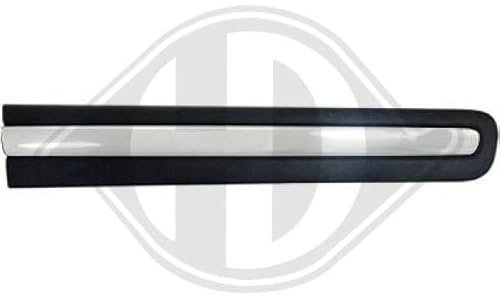 DIEDERICHS 3405630 Baguette et bande protectrice porte avant droite chrome/noir