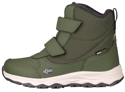 Trollkids Kids Hafjell Winter Boots | Wasserdicht und robust, Warme Fleece-Fütterung, Verstärkte Zehenbereiche, Kletterverschlüsse für schnelles An- und Ausziehen