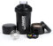 VECH Shaker de protéines – Gobelet shaker de 500 ml pour milkshakes protéinés avec boule de mélange – Bouteilles shaker anti-fuite pour entraînement avec rangement de suppléments et plateau de pilules