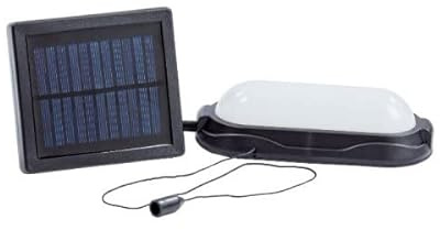 Smart Solar Powered LED Shed Light, Black (1007029)