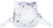 GOWENIC Transparent Cartoon Camera Case Bag for Fujifilm Instax Mini 11/9/8, Waterproof Anti-Drop Exquisite Protective Camera Bag with Adjustable Shoulder Strap (Purple)