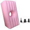 DESHVA BBL Aufblasbares Bett mit Loch, brasilianisches Po-Lift-Bett mit Luftpumpe, 183 x 101 x 43 cm, PVC-Bett nach Operationen,Pink