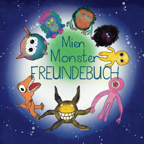 Mein Monster Freundebuch: für Kinder