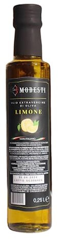 Modesti - Condimento al LIMONE con Olio Extravergine di Oliva 250 ml - 100% ITALIANO