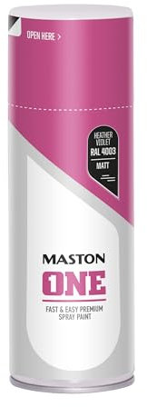 Maston Spray Paint ONE - Matt Heather Violet RAL4003 400ml