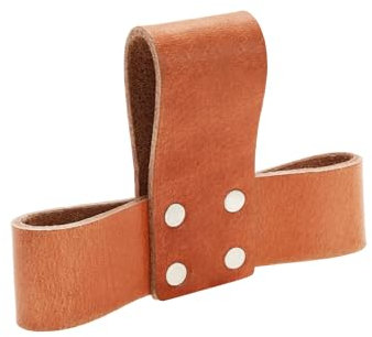 The Lord of the Tools Double Hole Cowhide Outdoor Tool Leather Case Hand Tool Leather Sheath Loop Tool Leather Holster Belt Loop PU Leather Case for Hammers Axes Other Tools