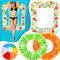 Lubibi Luftmatratze Wasser,Luftmatratze Pool,4 in 1 Wasserhängematte,Schwimmring,Aufblasbarer Schwimmreifen,Wasserball,Kinder Erwachsene,Pool Spielzeug Aufblasbare Wasserspielzeug Pool Zubehör,Strand