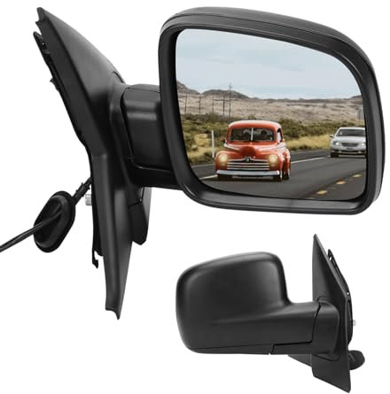 Kistrba Außenspiegel Spiegel Rechts Ersatz für VW T5 2004-2009 Elektrisch, Seitenspiegel Komplettsets mit Konvex Beheizt Glas, Ersatz OE# 7E1857508A