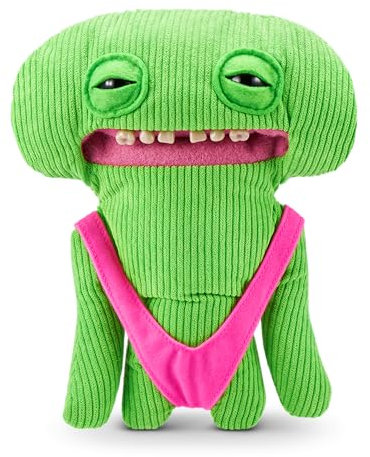 Fuggler Vacay Vibes von ZURU, Funny Ugly Monster, Plüsch, zum Sammeln, Spielzeug (Smiley O Riley - Green)
