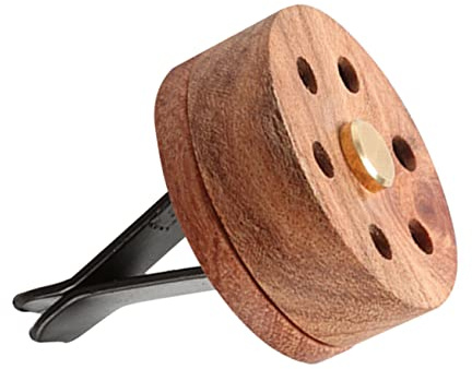 Healvian 3piezas Difusor De Aceites Esenciales De Madera para Coche Ambientador De para Aire Acondicionado Decoración Elegante y Funcional para Automóviles y Hogar