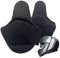 Xvilmaun Cache-oreilles pour casque de moto, cache-oreilles pour casque de moto - Cache-oreilles d'hiver amovibles, coussinets coupe-vent, 1 paire de coussinets, réduisent le bruit du vent et gardent