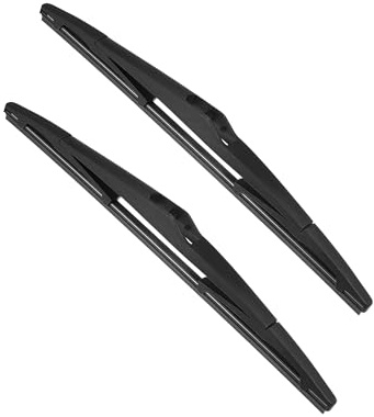 Motoforti 12 12 Rear Windshield Wiper Blade for Kia Sportage 2 Pcs Black | for Kia Sportage 2011-2016, for Hyundai ix35 2010-2015, for Hyundai i30 2007-2011, Wiper Clean, Streak Free, No Noise