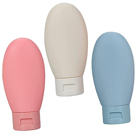 TOVINANNA 3pcs Squeeze Bottle Bar Soap Travel Container Perfume Refillable Toothpaste Tubes Shampoos Soap and Shampoo Dispenser Cream Pump Dispenser Hand Soap Dispenser Leak Toiletry Plastic