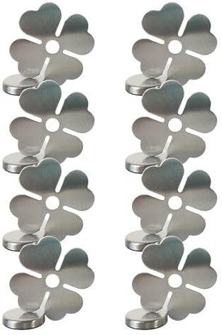 yanwuwa Stahl-Tischdecken, Magnete, Anker, rutschfeste Gewichte für alle Tischformen, Innen- und Außenbereich, 8 Stück