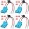 Slicooken 4X 12 AWG Kabelbaumstecker, Kompatibel mit Peg-Perego 12 V SLA Batterie Aufsitzauto Spielzeug