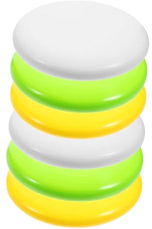 JUMPLAWN 6pcs Golf Disc Training Aid for Boys and Girls Softball Pitching Mat Gravity Disc Golf Pitching Skill Trainer