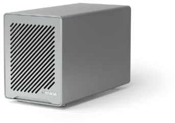 HKUXZR Mini PC, N150 8-Bay NAS Mini PC Windows 11, 4 core e 4 thread, 2* Intel i226-V 2.5G, 1* DDR5 4800MHz Max 48GB, supporto 1* HDMI, 1* interfaccia DP, 4* SATA A+4* M.2 (fino a 112TB) (16GB RAM