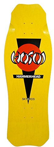 Monopatin skate skateboard cruiser HOSOI Deck Hammerhead 10,5 x 31 Yellow