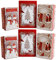 ALEF Set 6 Eleganter und Dekorativer Urlaub Themen-Nistkasten Geschenk-Boxen-3 Boxes- Nistkasten Wunderschön Mottoparty und Verziert. Urlaub Small Vintage Christmas