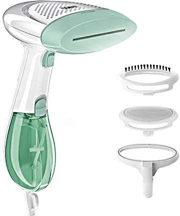 Conair Extreme Steam Hand Held Fabric Steamer with Dual Heat, White/Green