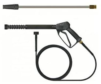 Ensemble d'accessoires pour nettoyeur haute pression avec flexible, poignée et lance : Pack lavor turbo lance + poignee + flexible