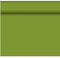 Duni Dunicel Tischläufer Tête-à-Tête Leaf Green 0,40x24 m, Tete a Tete Leaf Green mit 20 perforierten Abschnitten à 1,20 m lang und 0,40 cm breit