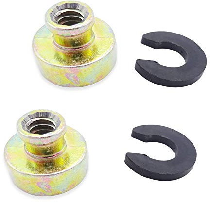 2 pz Parafango Posteriore Sedile Bullone Dado Base Sostituire Compatibile con Harley Davidson Touring Softail Dyna Sportster Modello