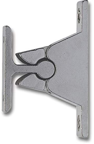 IBFM Türhalter mit Klemmmechanismus, Wandabstand 35mm, Zamak vermessingt