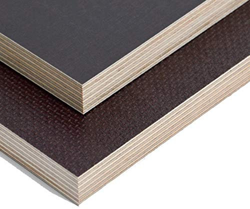 Alsino 9mm Multiplex Zuschnitt Siebdruckplatten Melaminbeschichtet Birke Bodenplatte Holz Braun Grau (Breite 30 cm, Länge 40 cm)