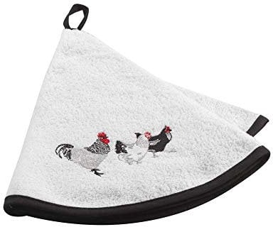 douceur d'Intérieur Auberge Handtuch, rund, Baumwolle, Anthrazit, (0) 60 cm